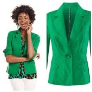 Cabi Verde Jacket Kelly Green Blazer #5097